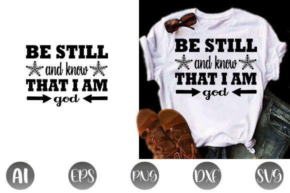 Christian Jesus Quote Design: Be Still and Know – Choosing Art That Reflects Faith