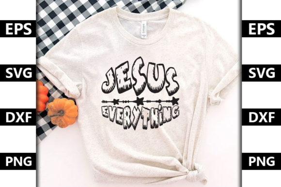 Christmas Quote SVG Design: Jesus Every