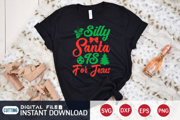 Silly Santa Is for Jesus SVG – A Playful Faith-Filled Design